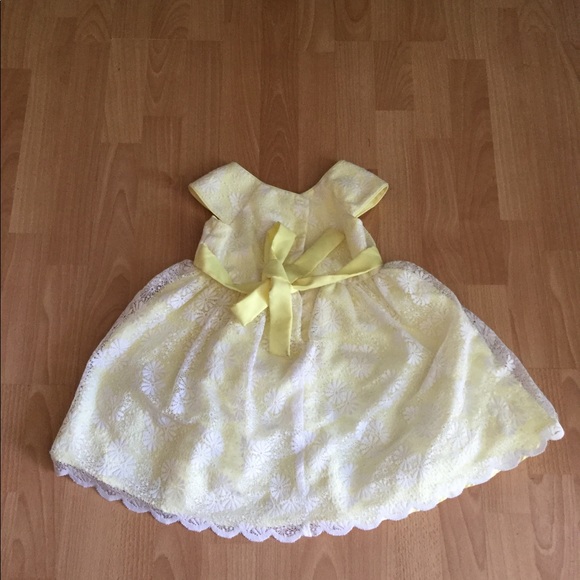 Jona michelle color yellow dress kids - Picture 2 of 5
